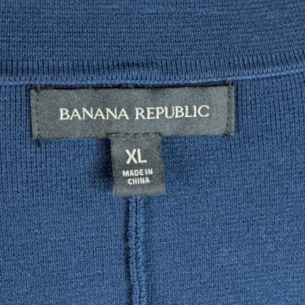 Banana Republic Soft Blazer Jacket‎ size XL Blue - Picture 2 of 7